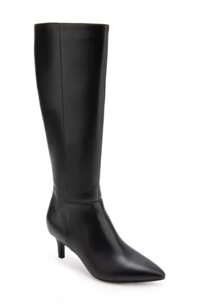 Aerosoles Epic Stretch Kitten Heel Tall Boot In Black