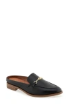 Aerosoles Erik Bit Mule In Black Faux Leather