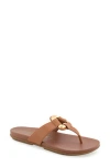Aerosoles Fallon Harness Sandal In Tan Faux Leather