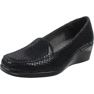 Aerosoles Final Exam Womens Suede Animal Print Wedge Heels