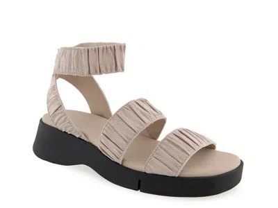 Aerosoles Fiona Flat Sandal In Black