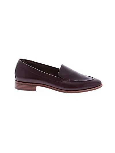 Pre-owned Aerosoles Flats In Burgundy