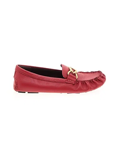 Pre-owned Aerosoles Flats In Red