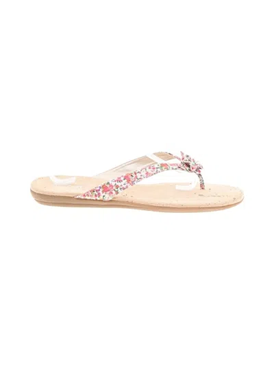 Pre-owned Aerosoles Flip Flops In White