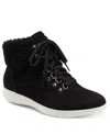 Aerosoles Frankie Boots Women's Us 7 Black Faux Suede Ankle Round Toe Khd1247