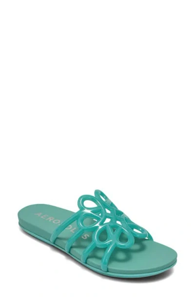 Aerosoles Frida Slide Sandal In Blue