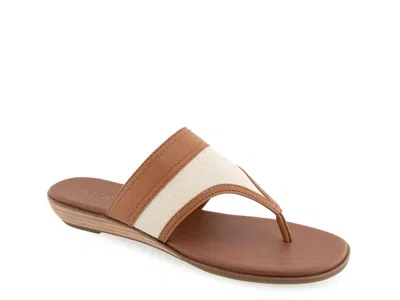Aerosoles Gesa Wedge Sandal In Brown