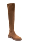 Aerosoles Golla Over The Knee Boot In Tobacco Faux Suede
