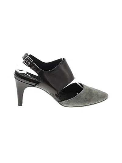 Pre-owned Aerosoles Heels In Gray