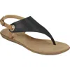 AEROSOLES IN CONCHLUSION WOMENS GROMMET T-STRAP SLINGBACK SANDALS