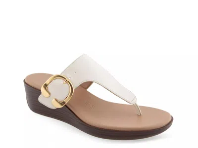 Aerosoles Izola Wedge Sandal In Neutral