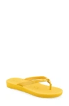 Aerosoles Jace Flip Flop In Yellow Freesia