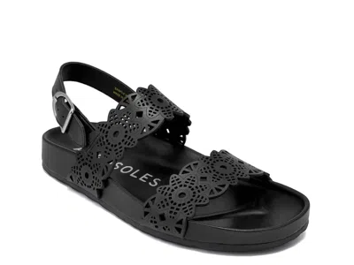 Aerosoles Lily Perforated Slingback Sandal In Black