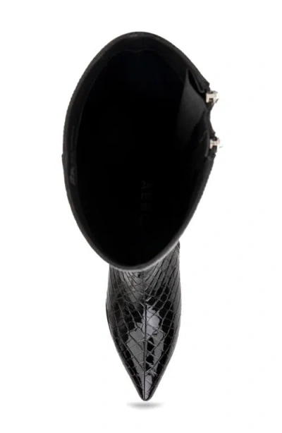 Aerosoles Loano Knee High Boot In Black Jelly Croco