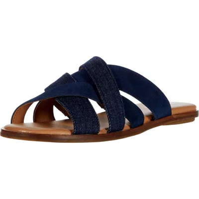 Aerosoles Martha Stewart Sandra Sandal Denim Combo Sandra-725 Women's In Blue