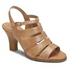 Aerosoles Me N You Dress Sandal In Tan In Multi