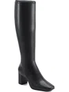 AEROSOLES MICAH WOMENS STRETCH BLOCK HEEL KNEE-HIGH BOOTS