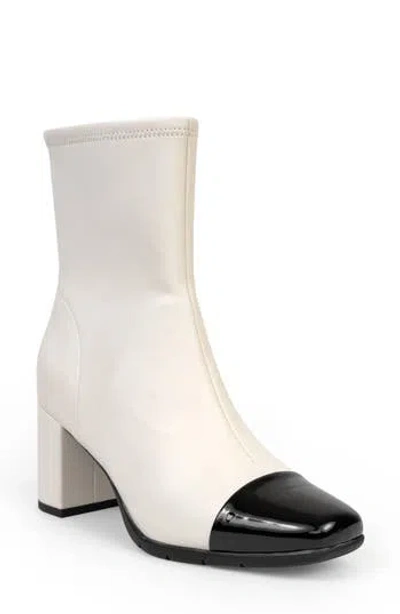 Aerosoles Miles Mid Calf Boot In Egb Eggnog / Black