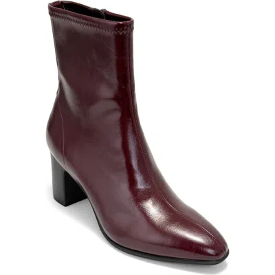 Aerosoles Minnie Faux Leather Boot In Burgundy