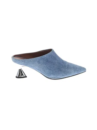 Pre-owned Aerosoles Mule/clog In Blue