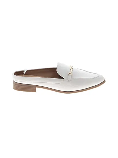 Pre-owned Aerosoles Mule/clog In White