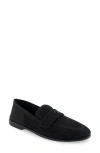 Aerosoles Nanti Knit Flat In Black Knit Fabric