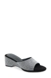 Aerosoles New Year Mule In Black/clear