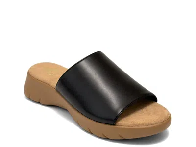 Aerosoles Nora Wedge Sandal In Black
