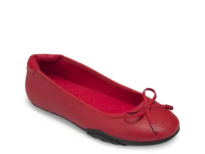Aerosoles Onyx Ballet Flat In Red