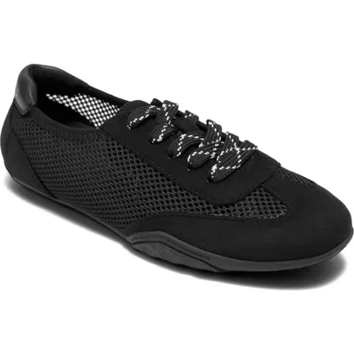 Aerosoles Opal Mesh Lace-up Sneaker In Black