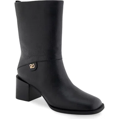 Aerosoles Oro Bootie In Black Leather