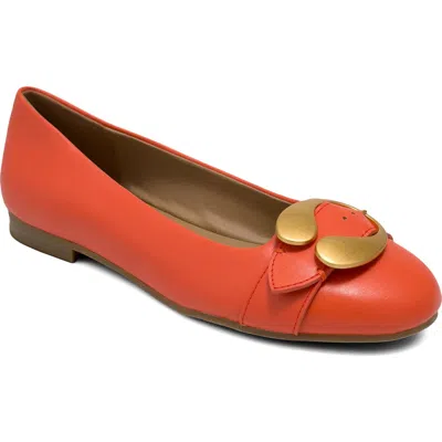 Aerosoles Paradise Buckle Flat In Multi