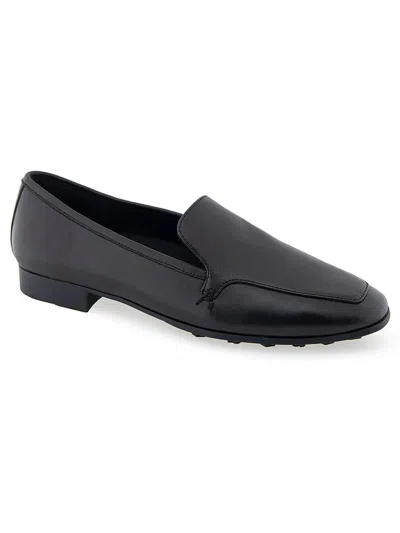 AEROSOLES PAYNES WOMENS LEATHER DRESSY LOAFERS