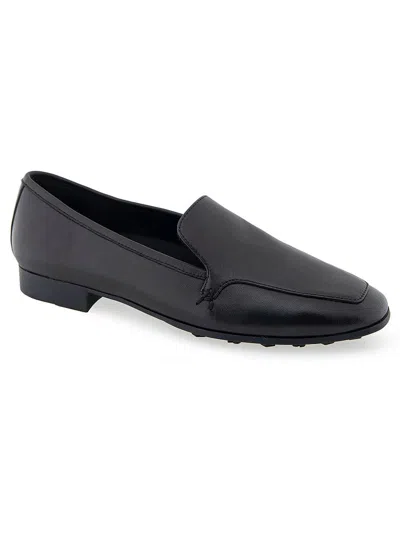 Aerosoles Paynes Tailored-loafer In Black Leather