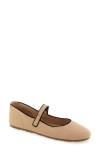 Aerosoles Perry Knit Mary Jane Flat In Beige Bisque Knit