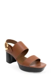 Aerosoles Prym Platform Sandal In Brown