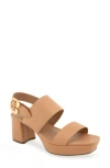 Aerosoles Camilia Platform Sandal In Brown