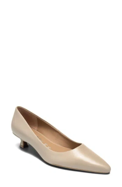 Aerosoles Rana Kitten Heel Pump In Nude