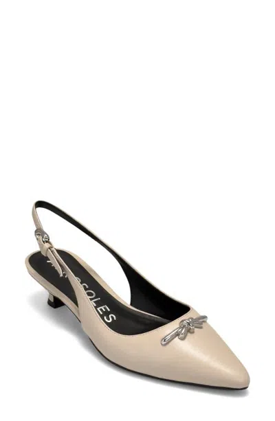Aerosoles Raya Pointed Toe Slingback Pump In Neutral
