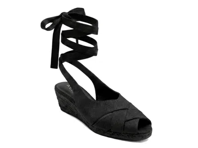 Aerosoles Roberta Espadrille Wedge Sandal In Black
