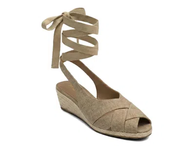 Aerosoles Roberta Espadrille Wedge Sandal In Green