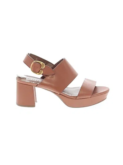 Pre-owned Aerosoles Sandals In Brown