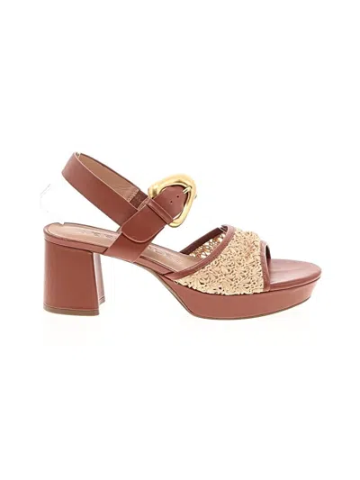 Pre-owned Aerosoles Sandals In Brown