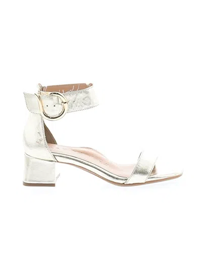 Pre-owned Aerosoles Sandals In Gold