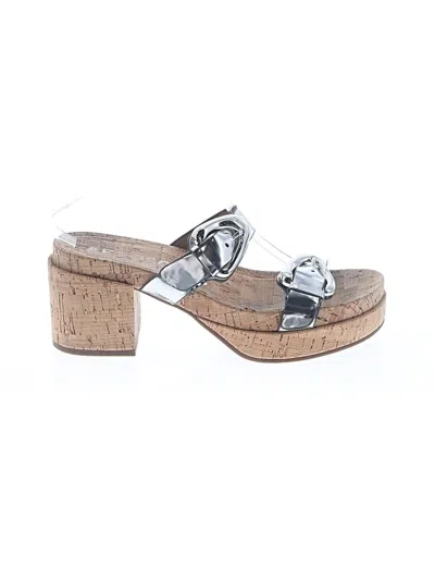 Pre-owned Aerosoles Sandals In Silver