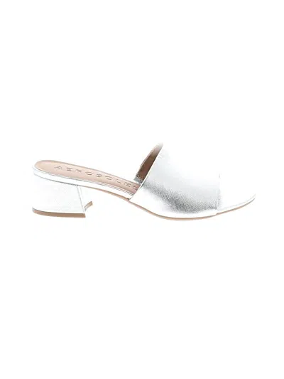 Pre-owned Aerosoles Sandals In Silver