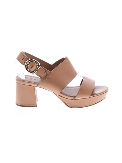 Pre-owned Aerosoles Sandals In Tan