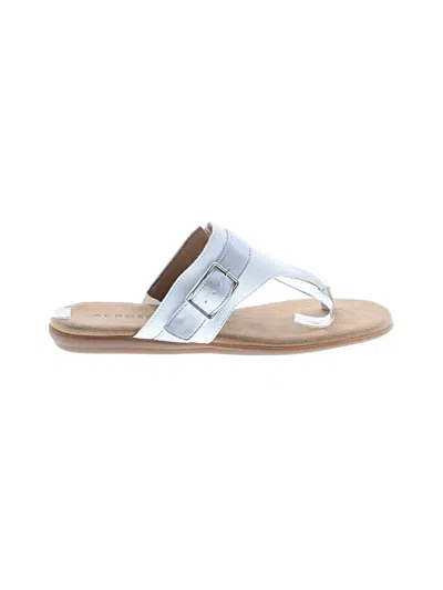 Pre-owned Aerosoles Sandals In White