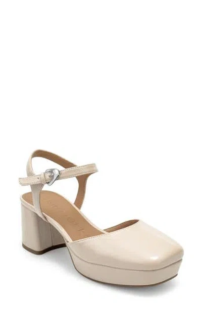 Aerosoles Senna Ankle Strap Platform Pump In Neutral