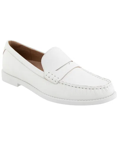 Aerosoles Sienna Leather Flat In White